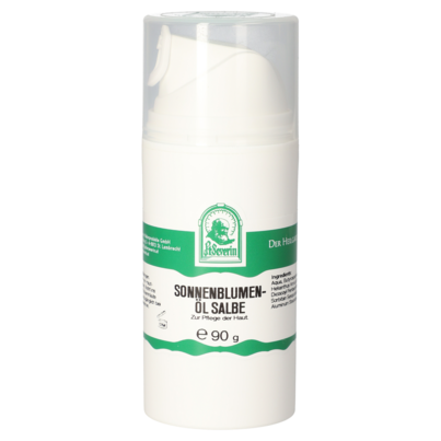 Sie sehen eine Packung SONNENBLUMENÖL SALBE 90 G, Produktbild: 01 SONNENBLUMENÖL SALBE 90 G, A-Nr.: 5389362 - 01