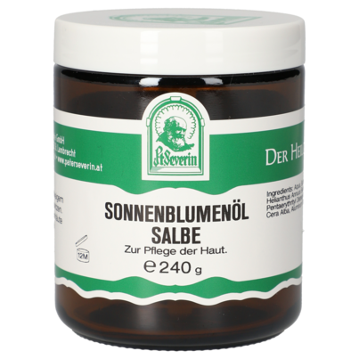 Sie sehen eine Packung SONNENBLUMENÖL SALBE 240 G, Produktbild: 01 SONNENBLUMENÖL SALBE 240 G, A-Nr.: 5389379 - 01