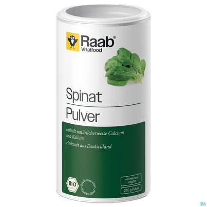 Sie sehen eine Packung Raab Bio Spinat Pulver 210g, Produktbild: 02 Raab Bio Spinat Pulver 210g, A-Nr.: 4531645 - 02