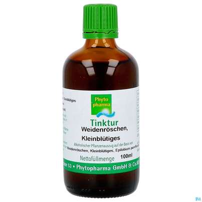 Sie sehen eine Packung Weidenroeschen Kleinbluetiges/tinktur Epilobium Angustifolium Phytopharma 100ml, Produktbild: 01 Weidenroeschen Kleinbluetiges/tinktur Epilobium Angustifolium Phytopharma 100ml, A-Nr.: 5393228 - 01