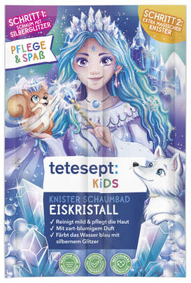 TETESEPT Kids Knister Schaumbad Eiskristall 45G, A-Nr.: 6007055 - 01