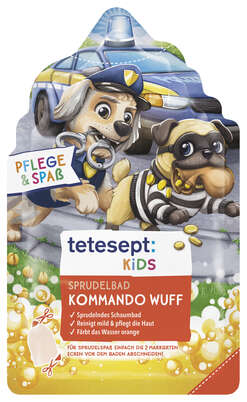 tetesept Kids Sprudelbad Kommando Wuff 40G, A-Nr.: 6007049 - 01