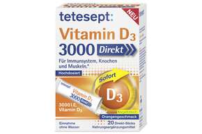 TETESEPT Vitamin D3 3000 Direct Stick 20 St., A-Nr.: 6007115 - 01