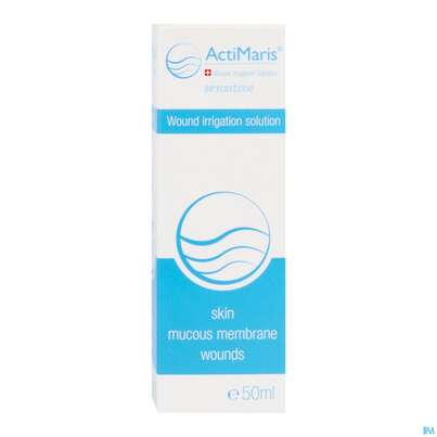 Sie sehen eine Packung Actimaris Wund-spuellösung Sensitiv 50ml, Produktbild: 02 Actimaris Wund-spuellösung Sensitiv 50ml, A-Nr.: 5875832 - 02