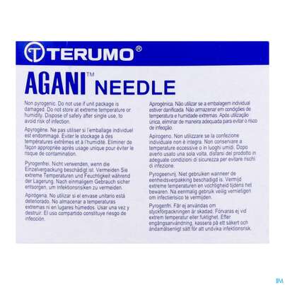 Sie sehen eine Packung Injektionsspritzen U.zubeh. Einmalkanuelen Terumo+luer-ansatz Gr 20 19x,40mm 100st, Produktbild: 07 Injektionsspritzen U.zubeh. Einmalkanuelen Terumo+luer-ansatz Gr 20 19x,40mm 100st, A-Nr.: 4356136 - 07