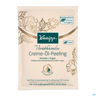 Sie sehen eine Packung Kneipp Cremeoelpeeling Verwoehnung 40ml, Produktbild: 01 Kneipp Cremeoelpeeling Verwoehnung 40ml, A-Nr.: 4555568 - 01