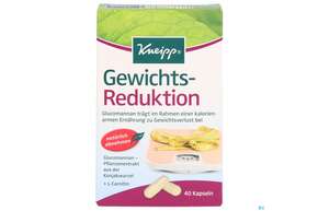 Kneipp Gewichtsreduktion Glucomannan 40st, A-Nr.: 4117087 - 01