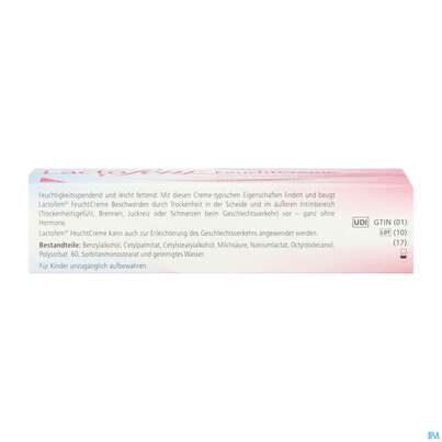 Sie sehen eine Packung Lactofem Feuchte Creme 25g, Produktbild: 05 Lactofem Feuchte Creme 25g, A-Nr.: 5923519 - 05