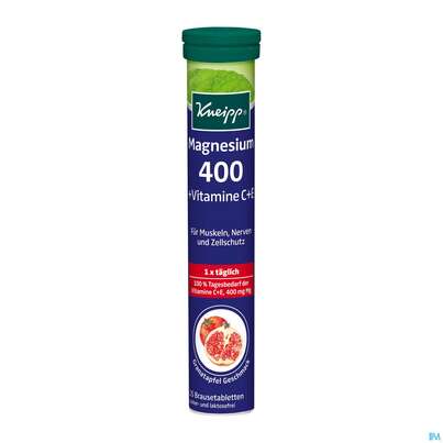Sie sehen eine Packung Magnesium Brausetabl 400 +c +e -vitalpharma 15st, Produktbild: 01 Magnesium Brausetabl 400 +c +e -vitalpharma 15st, A-Nr.: 3434880 - 01
