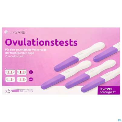 Ovulationstest Livsane 5st, A-Nr.: 5848918 - 01