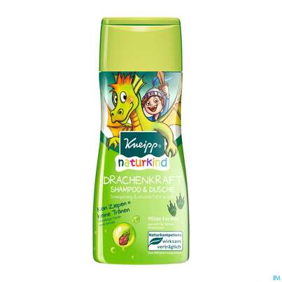 Sie sehen eine Packung Shampoon Kneipp Naturkind +dusche Drachenkraft 200ml, Produktbild: 01 Shampoon Kneipp Naturkind +dusche Drachenkraft 200ml, A-Nr.: 4088842 - 01
