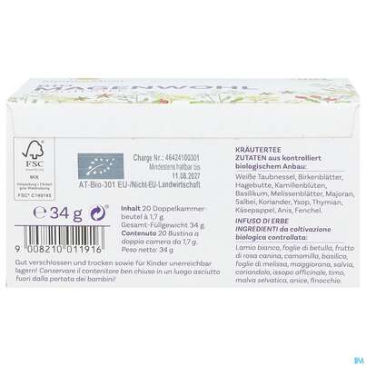 Sonnenmoor Bio/tee Im Filterbeutel Magenwohl 34g, A-Nr.: 5934291 - 03