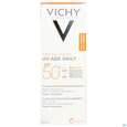 Sie sehen eine Packung Sonnenprodukte Vichy/capital Soleil Uv-age Daily Lsf 50+ 80ml, Produktbild: 01 Sonnenprodukte Vichy/capital Soleil Uv-age Daily Lsf 50+ 80ml, A-Nr.: 5893356 - 01
