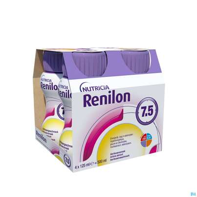 Renilon 125ml Vitalflasche 7.5 Aprikose 4st, A-Nr.: 4119749 - 05
