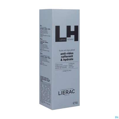 Sie sehen eine Packung Lierac Homme Antiaging Fluid 50ml, Produktbild: 04 Lierac Homme Antiaging Fluid 50ml, A-Nr.: 5607936 - 04