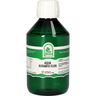 Sie sehen eine Packung AQUA AURANTII FLOR 250 ML, Produktbild: 01 AQUA AURANTII FLOR 250 ML, A-Nr.: 5061199 - 01
