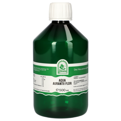 Sie sehen eine Packung AQUA AURANTII FLOR 500 ML, Produktbild: 01 AQUA AURANTII FLOR 500 ML, A-Nr.: 5061207 - 01