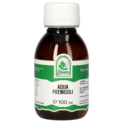 Sie sehen eine Packung AQUA FOENICULI 100 ML, Produktbild: 01 AQUA FOENICULI 100 ML, A-Nr.: 5061319 - 01