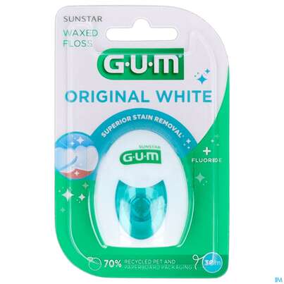 Zahnseide Gum Original White +fluorid Nr 2040 30m, A-Nr.: 3560136 - 02