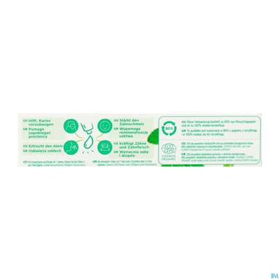 Sie sehen eine Packung Zahnpaste Gum Bio Aloe Vera +peffer- Minze Bu-70 75ml, Produktbild: 04 Zahnpaste Gum Bio Aloe Vera +peffer- Minze Bu-70 75ml, A-Nr.: 5398154 - 04