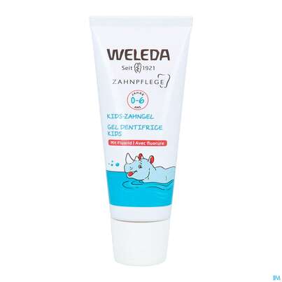 Sie sehen eine Packung Zahngel Weleda Mit Fluorid Kids 50ml, Produktbild: 11 Zahngel Weleda Mit Fluorid Kids 50ml, A-Nr.: 5908655 - 11