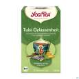 Sie sehen eine Packung Yogi Tea Bio Tulsi Gelassenheit 34g 17st, Produktbild: 01 Yogi Tea Bio Tulsi Gelassenheit 34g 17st, A-Nr.: 5879422 - 01