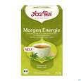 Sie sehen eine Packung Yogi Tea Bio Morgen Energie 35,7g 17st, Produktbild: 01 Yogi Tea Bio Morgen Energie 35,7g 17st, A-Nr.: 5879379 - 01