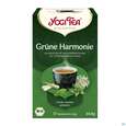 Sie sehen eine Packung Yogi Tea Bio Gruene Harmonie 17st, Produktbild: 01 Yogi Tea Bio Gruene Harmonie 17st, A-Nr.: 5750148 - 01