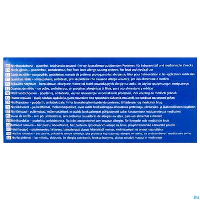 Untersuchungshandschuhe Nitril/unsteril Puderfrei/hypoallergen Safe Light Weiss M 27059 100st, A-Nr.: 3049403 - 07