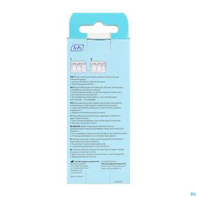 Sie sehen eine Packung Tepe Bridge +implant Floss 30st, Produktbild: 04 Tepe Bridge +implant Floss 30st, A-Nr.: 5826851 - 04