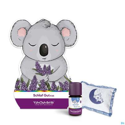 Sie sehen eine Packung Taoasis Schlaf/gut Kids Duft-set Duftkomposition Bio +duftkissen Lav 1st, Produktbild: 01 Taoasis Schlaf/gut Kids Duft-set Duftkomposition Bio +duftkissen Lav 1st, A-Nr.: 5908595 - 01