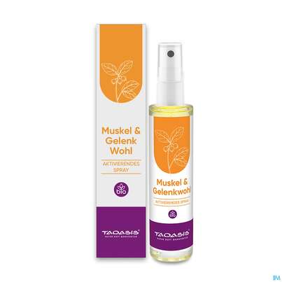 Sie sehen eine Packung Taoasis Muskel +gelenkwohl Bio Spray 50ml, Produktbild: 01 Taoasis Muskel +gelenkwohl Bio Spray 50ml, A-Nr.: 5908514 - 01