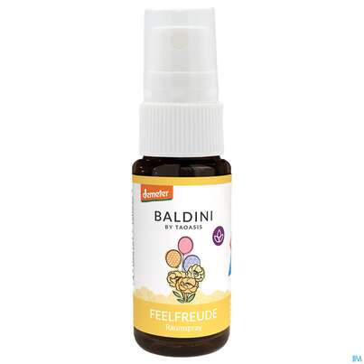 Sie sehen eine Packung Taoasis Baldini Raumspray/mini/demeter Feelfreude 10ml, Produktbild: 01 Taoasis Baldini Raumspray/mini/demeter Feelfreude 10ml, A-Nr.: 5998523 - 01