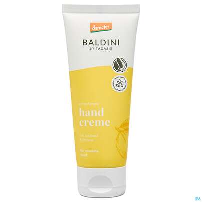 Sie sehen eine Packung Taoasis Baldini Handreme Dem Zitrus 75ml, Produktbild: 02 Taoasis Baldini Handreme Dem Zitrus 75ml, A-Nr.: 5942971 - 02