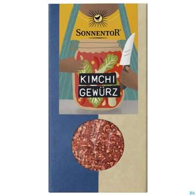 Sie sehen eine Packung Sonnentor Gewuerzmischung/bio Kimchi 01268 80g, Produktbild: 02 Sonnentor Gewuerzmischung/bio Kimchi 01268 80g, A-Nr.: 5847793 - 02