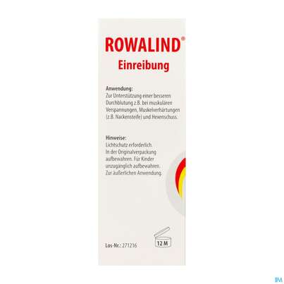 Sie sehen eine Packung Rowalind Einreibung 50ml, Produktbild: 06 Rowalind Einreibung 50ml, A-Nr.: 5460568 - 06
