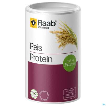 Reis Protein Pulver Bio Raab 400g, A-Nr.: 5870556 - 02