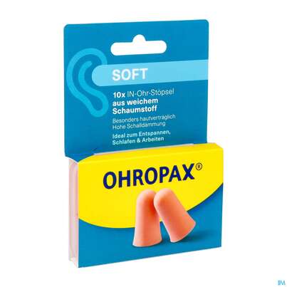 Sie sehen eine Packung Ohrenschutz Ohropax Soft/geraeuscheschutz In Haengeverpackung Pohrs 10st, Produktbild: 02 Ohrenschutz Ohropax Soft/geraeuscheschutz In Haengeverpackung Pohrs 10st, A-Nr.: 5908862 - 02