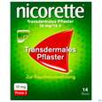 Sie sehen eine Packung Nicorette Transdermales Pflaster 10mg/16h 14st, Produktbild: 01 Nicorette Transdermales Pflaster 10mg/16h 14st, A-Nr.: 3537410 - 01