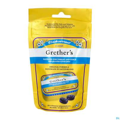 Grethers Pastillen Blackcu. Beutel 110g, A-Nr.: 5924826 - 01
