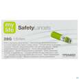 Sie sehen eine Packung Diagnostika U.zubehoer My Safety Lancets 200st, Produktbild: 02 Diagnostika U.zubehoer My Safety Lancets 200st, A-Nr.: 3943618 - 02