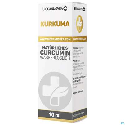 Curcumin Wasserloeslich Rein Pflanzlich Biocannovea 10ml, A-Nr.: 5419749 - 02
