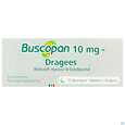 Sie sehen eine Packung Buscopan Drag 10mg Blist 20st, Produktbild: 01 Buscopan Drag 10mg Blist 20st, A-Nr.: 5541019 - 01