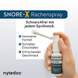 Sie sehen eine Packung nytedoc® SNORE-X® Rachenspray, Produktbild: 03 nytedoc® SNORE-X® Rachenspray, A-Nr.: 5935830 - 03