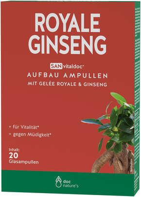 doc nature‘s ROYAL GINSENG Aufbau Ampullen, Sanvital, A-Nr.: 6000550 - 01