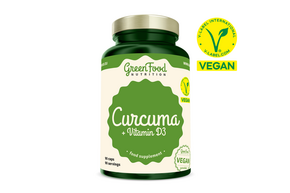 GreenFood Nutrition Curcuma + Vitamin D3 90 Kapseln, A-Nr.: 5634353 - 01