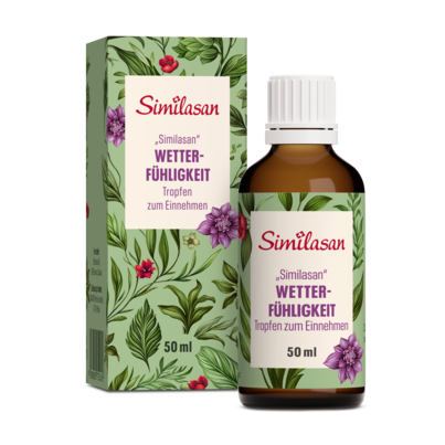 Sie sehen eine Packung „Similasan“ Wetterfühligkeit Tropfen zum Einnehmen, Produktbild: 01 „Similasan“ Wetterfühligkeit Tropfen zum Einnehmen, A-Nr.: 0752450 - 01