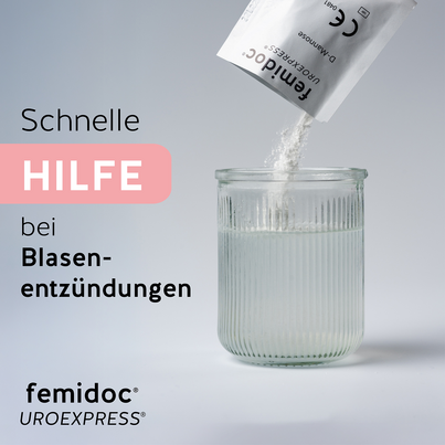 Sie sehen eine Packung femidoc® UROEXPRESS®, Produktbild: 04 femidoc® UROEXPRESS®, A-Nr.: 4604551 - 04