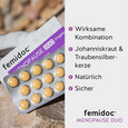 Sie sehen eine Packung femidoc® MENOPAUSE DUO Dragees, Produktbild: 05 femidoc® MENOPAUSE DUO Dragees, A-Nr.: 5504515 - 05