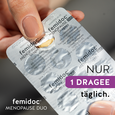 Sie sehen eine Packung femidoc® MENOPAUSE DUO Dragees, Produktbild: 06 femidoc® MENOPAUSE DUO Dragees, A-Nr.: 5504515 - 06